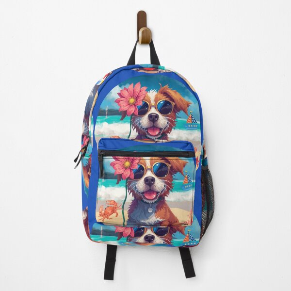 Item preview, Happy Dog with Shells and Sailboat designed and sold by DidiDesignShop.