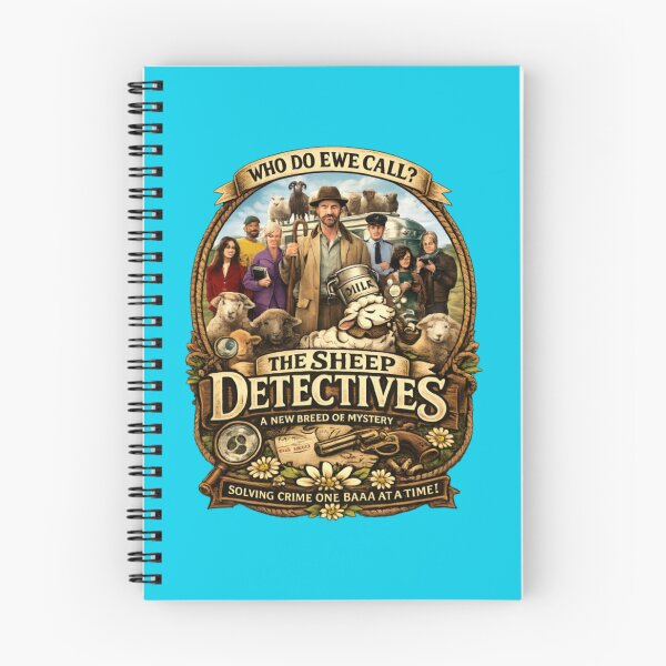 Item preview, The Sheep Detectives – Funny Sheep Mystery Vintage designed and sold by CatLovers Studio.