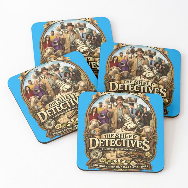 Item preview, The Sheep Detectives – Funny Sheep Mystery Vintage designed and sold by CatLovers Studio.