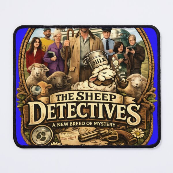 Item preview, The Sheep Detectives – Funny Sheep Mystery Vintage designed and sold by CatLovers Studio.
