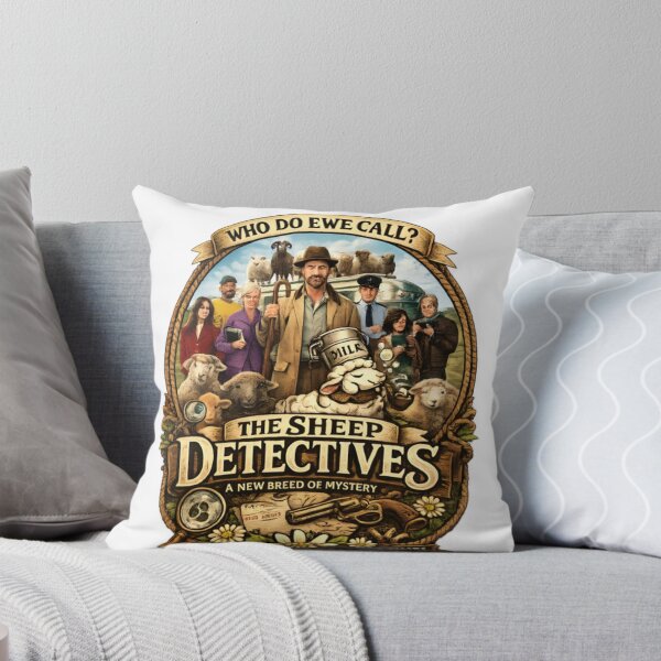 Item preview, The Sheep Detectives – Funny Sheep Mystery Vintage designed and sold by CatLovers Studio.