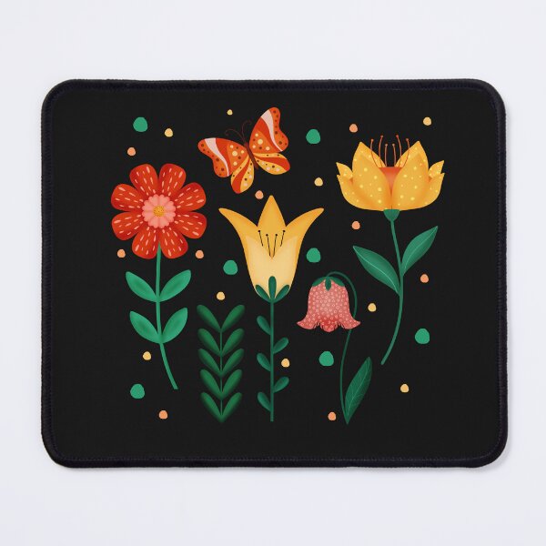 Item preview, Orange and Yellow Flowers designed and sold by Kendall Rose Doodles.