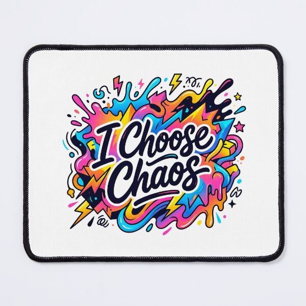 Item preview, I Choose Chaos Color Splash designed and sold by JulyClub.