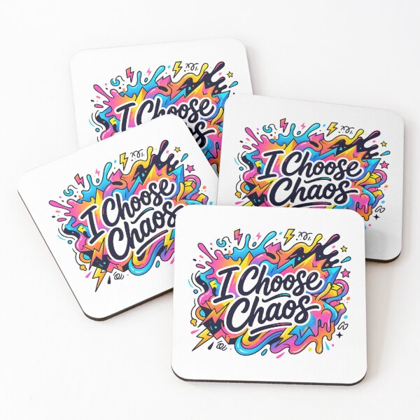 Item preview, I Choose Chaos Color Splash designed and sold by JulyClub.