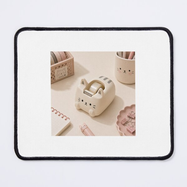 Item preview, Cute Kawaii Cat Tape Dispenser Aesthetic designed and sold by LovelyCatGalaxy.