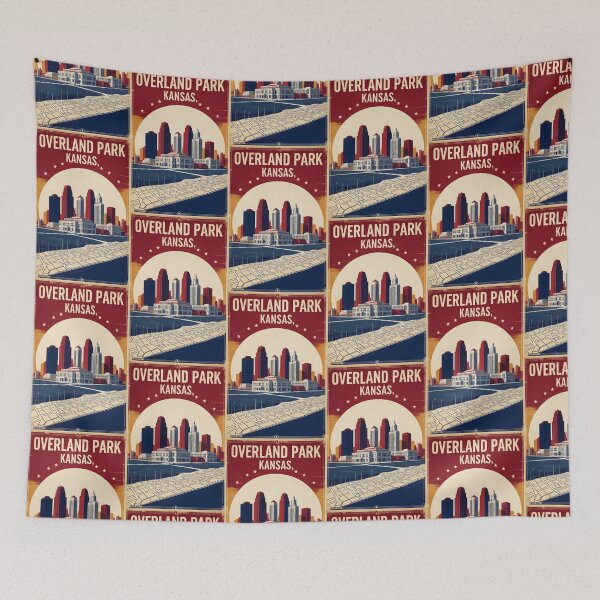 Item preview, Overland Park Kansas 1950s USA Vintage Travel Tourism designed and sold by TravelersGems.