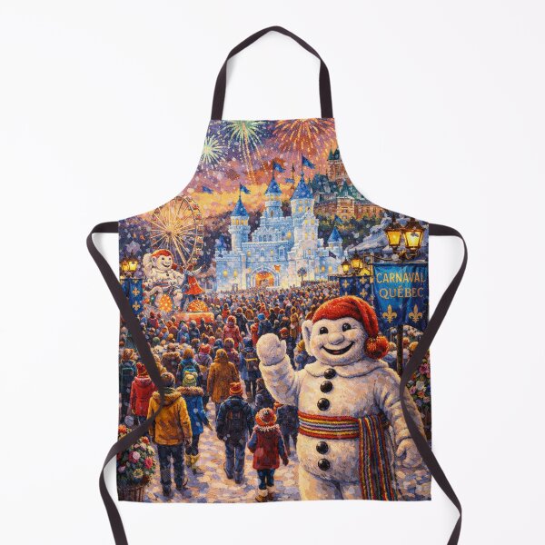 Item preview, Quebec Winter Carnival Celebration designed and sold by JcAbstractArt.