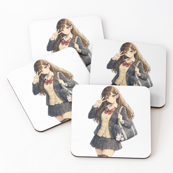 Item preview, Cute Anime Schoolgirl | Kawaii School Uniform designed and sold by YamiSociety.