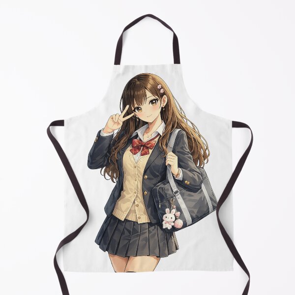 Item preview, Cute Anime Schoolgirl | Kawaii School Uniform designed and sold by YamiSociety.