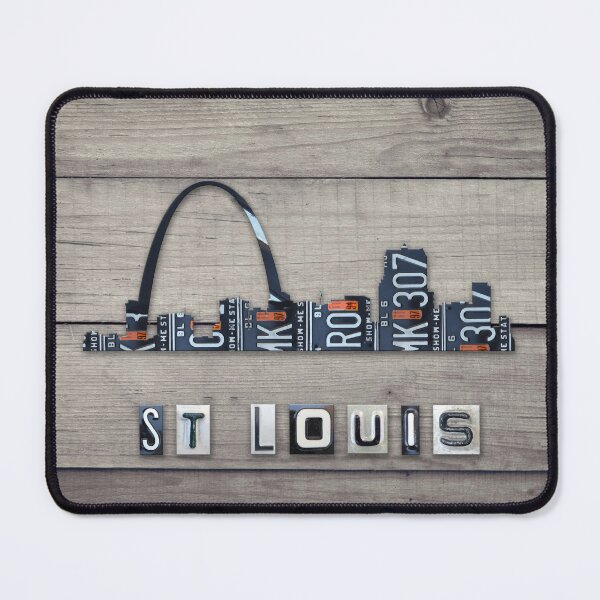 Item preview, St Louis License Plate Skyline 01 designed and sold by Elisabeth Lucas.