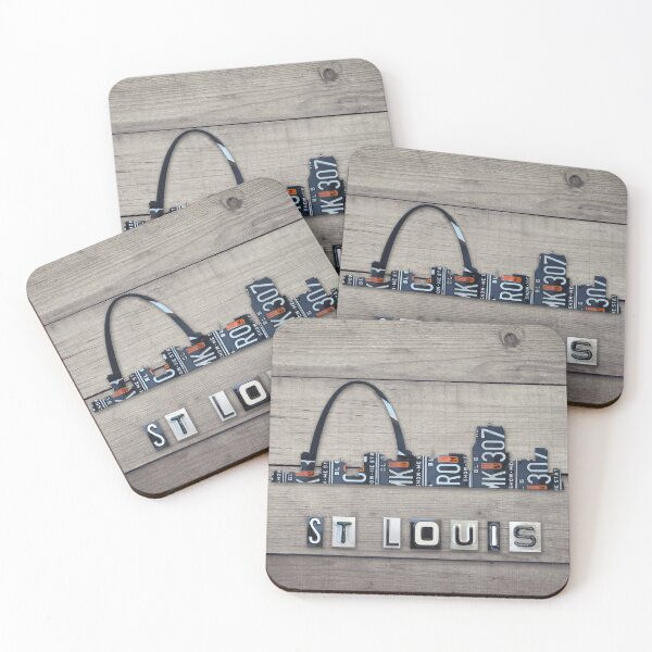 Item preview, St Louis License Plate Skyline 01 designed and sold by Elisabeth Lucas.