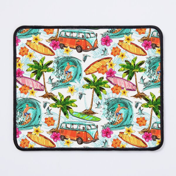 Item preview, Retro surf Adventure Pattern-Vibrant Summer Vacation Vibe designed and sold by MagySale.