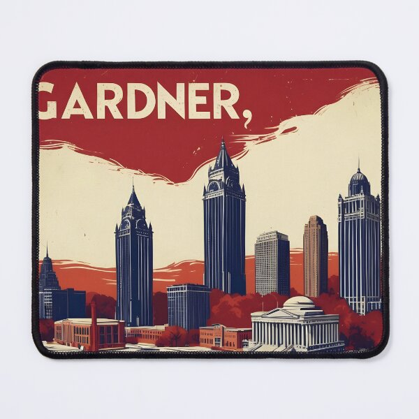 Item preview, Gardner Kansas 1950s USA Vintage Travel Tourism designed and sold by TravelersGems.