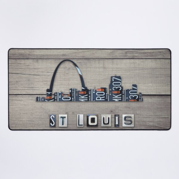 Item preview, St Louis License Plate Skyline 01 designed and sold by Elisabeth Lucas.