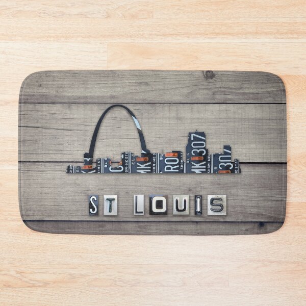 Item preview, St Louis License Plate Skyline 01 designed and sold by Elisabeth Lucas.