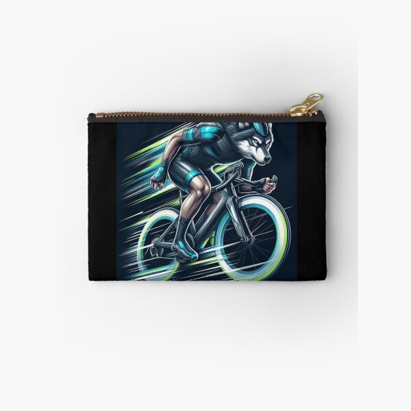 Item preview, Cycling Wolf – Futuristic Sports Animal Art designed and sold by Dogandesighn.