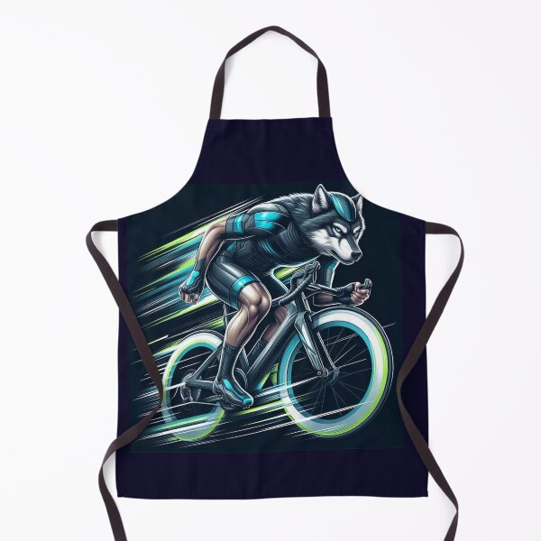 Item preview, Cycling Wolf – Futuristic Sports Animal Art designed and sold by Dogandesighn.