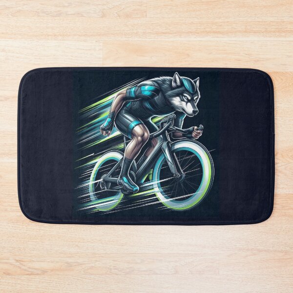 Item preview, Cycling Wolf – Futuristic Sports Animal Art designed and sold by Dogandesighn.