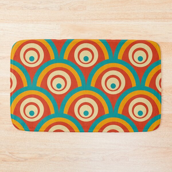 Item preview, Seventies arcade pattern in red 03 designed and sold by StefanStudioArt.