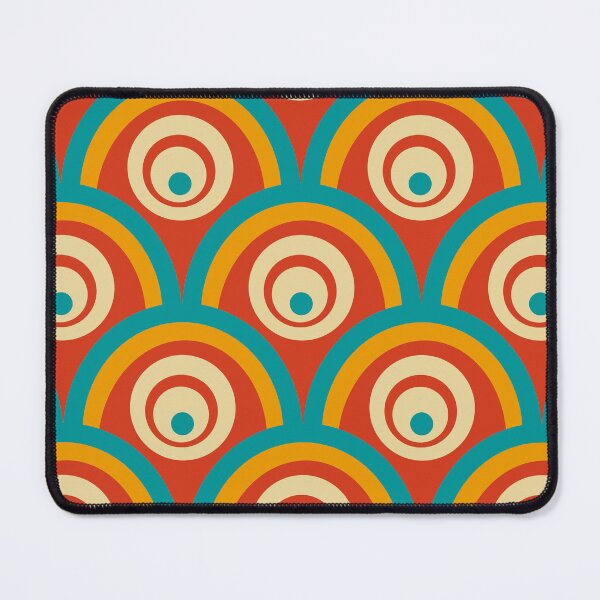 Item preview, Seventies arcade pattern in red 03 designed and sold by StefanStudioArt.