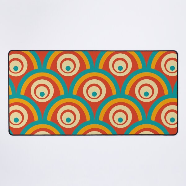 Item preview, Seventies arcade pattern in red 03 designed and sold by StefanStudioArt.