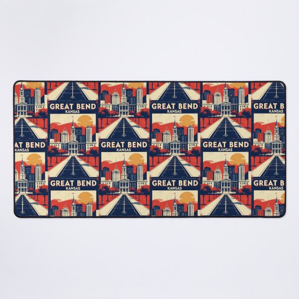 Item preview, Great Bend Kansas 1950s USA Vintage Travel Tourism designed and sold by TravelersGems.