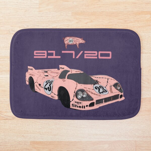 Aperçu de l'œuvre  Pink Pig Voiture de course Pink Pig créée et vendue par FunnyGuyStore.