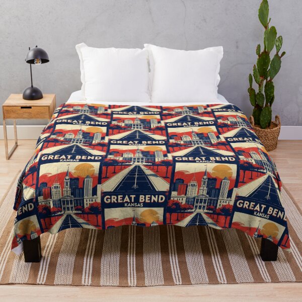 Item preview, Great Bend Kansas 1950s USA Vintage Travel Tourism designed and sold by TravelersGems.