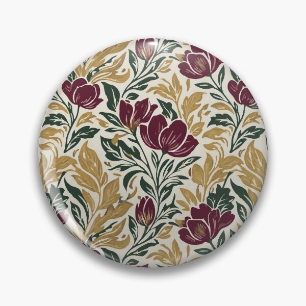 Item preview, Regency Garden Design repeat pattern designed and sold by Printfantasia .