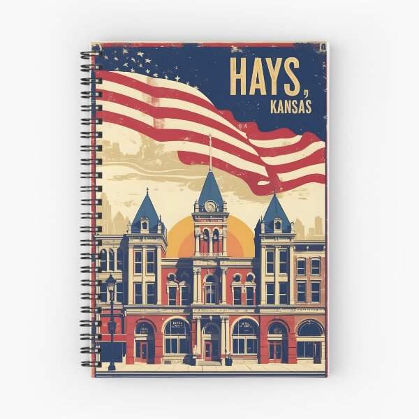 Item preview, Hays Kansas 1950s USA Vintage Travel Tourism designed and sold by TravelersGems.