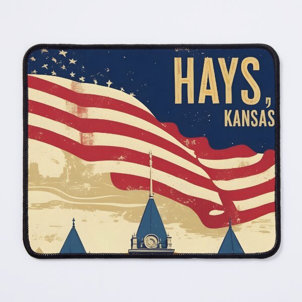 Item preview, Hays Kansas 1950s USA Vintage Travel Tourism designed and sold by TravelersGems.