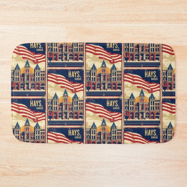 Item preview, Hays Kansas 1950s USA Vintage Travel Tourism designed and sold by TravelersGems.