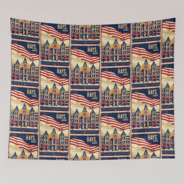 Item preview, Hays Kansas 1950s USA Vintage Travel Tourism designed and sold by TravelersGems.