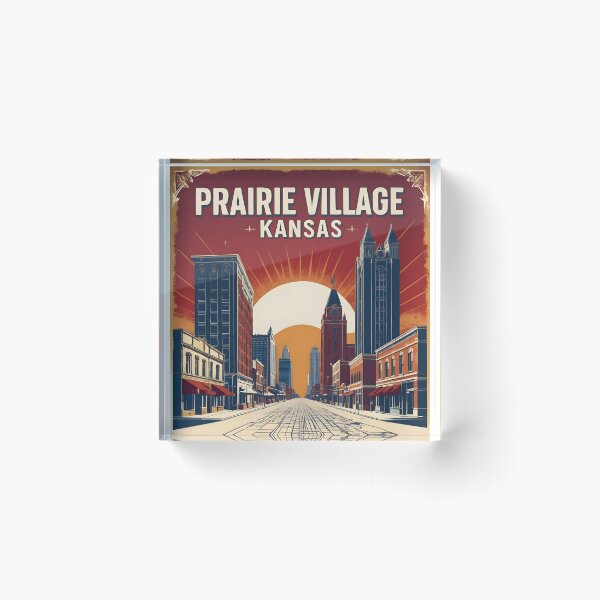 Item preview, Prairie Village Kansas 1950s USA Vintage Travel Tourism designed and sold by TravelersGems.