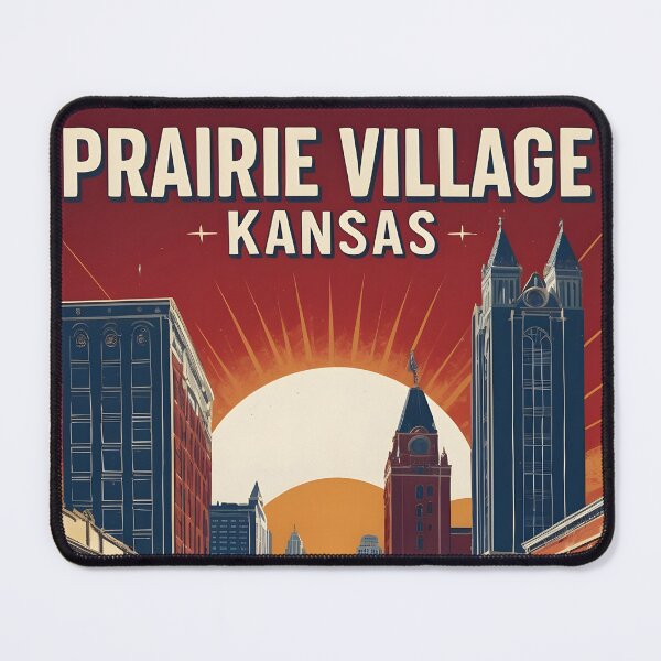 Item preview, Prairie Village Kansas 1950s USA Vintage Travel Tourism designed and sold by TravelersGems.