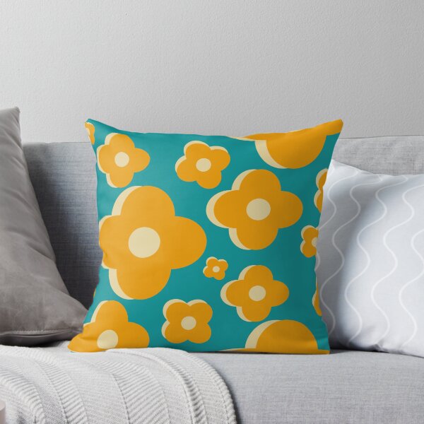 Item preview, 3D yellow and beige Retro Flowers 96 designed and sold by StefanStudioArt.