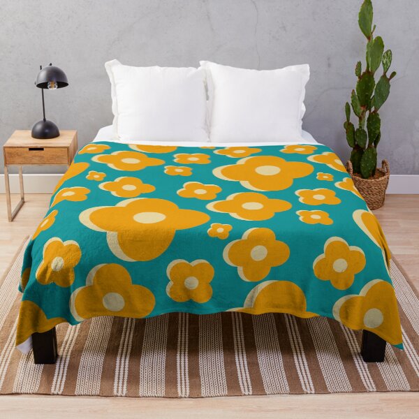 Item preview, 3D yellow and beige Retro Flowers 96 designed and sold by StefanStudioArt.