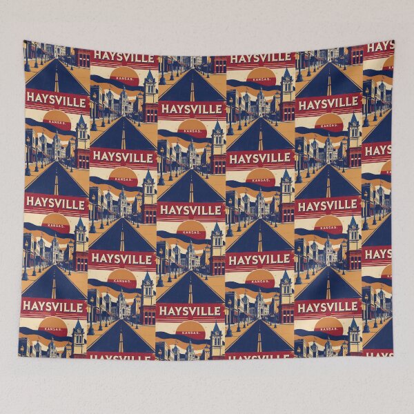 Item preview, Haysville Kansas 1950s USA Vintage Travel Tourism designed and sold by TravelersGems.