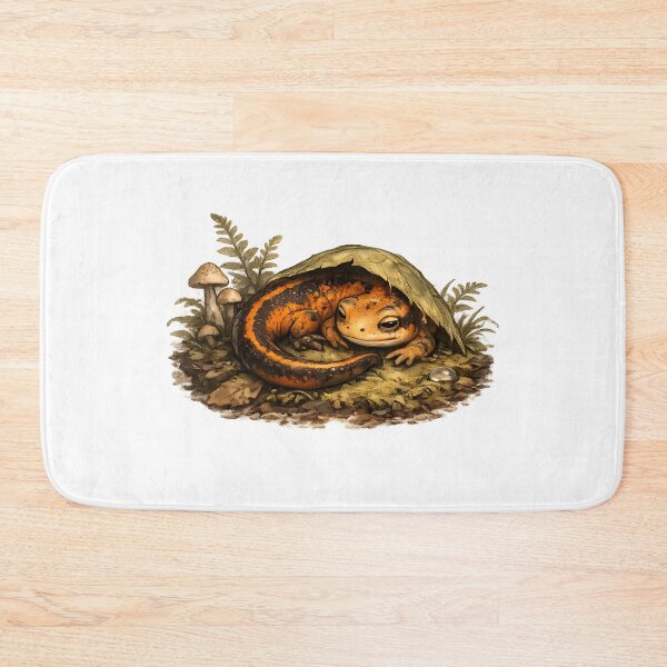 Item preview, Cozy Goblincore Newt in Moss designed and sold by aquaterralife.