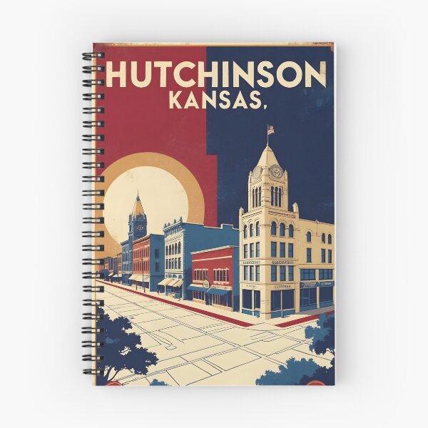 Item preview, Hutchinson Kansas 1950s USA Vintage Travel Tourism designed and sold by TravelersGems.
