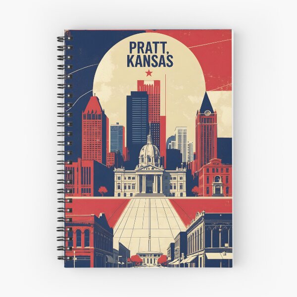 Item preview, Pratt Kansas 1950s USA Vintage Travel Tourism designed and sold by TravelersGems.