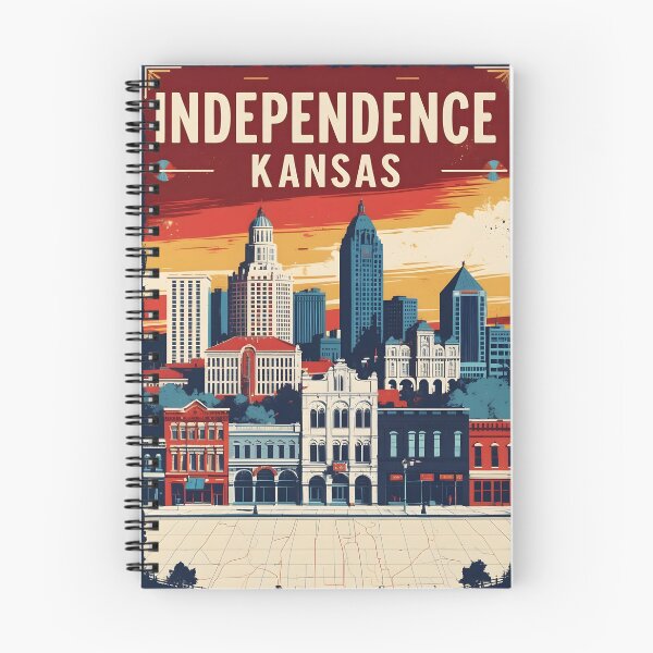 Item preview, Independence Kansas 1950s USA Vintage Travel Tourism designed and sold by TravelersGems.