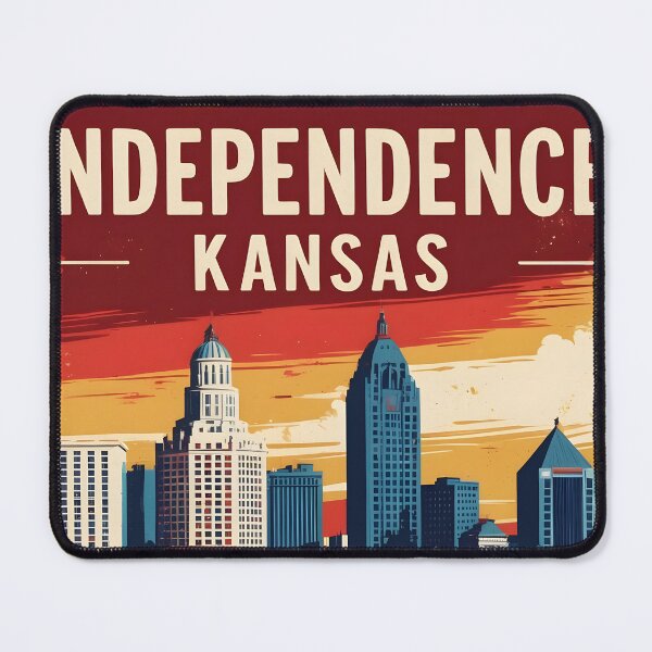 Item preview, Independence Kansas 1950s USA Vintage Travel Tourism designed and sold by TravelersGems.