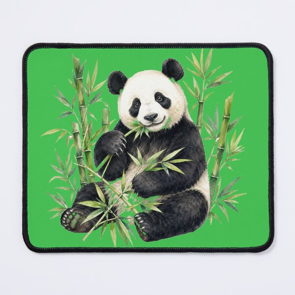 Item preview, Watercolor Panda Great Among Bamboo designed and sold by DarVibe Designs.