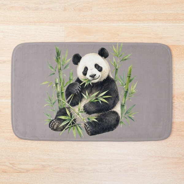 Item preview, Watercolor Panda Great Among Bamboo designed and sold by DarVibe Designs.