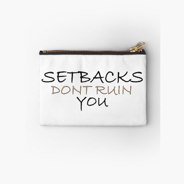 Item preview, Setbacks don't ruin you designed and sold by Positive Mindzet!.