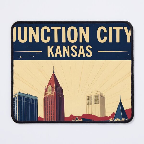 Item preview, Junction City Kansas 1950s USA Vintage Travel Tourism designed and sold by TravelersGems.