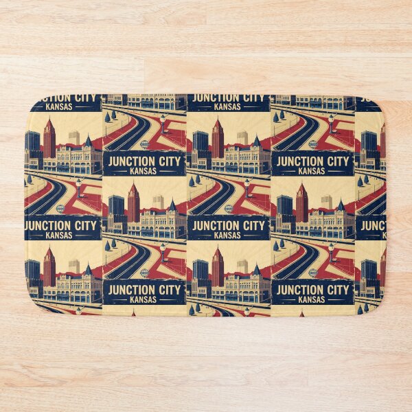 Item preview, Junction City Kansas 1950s USA Vintage Travel Tourism designed and sold by TravelersGems.