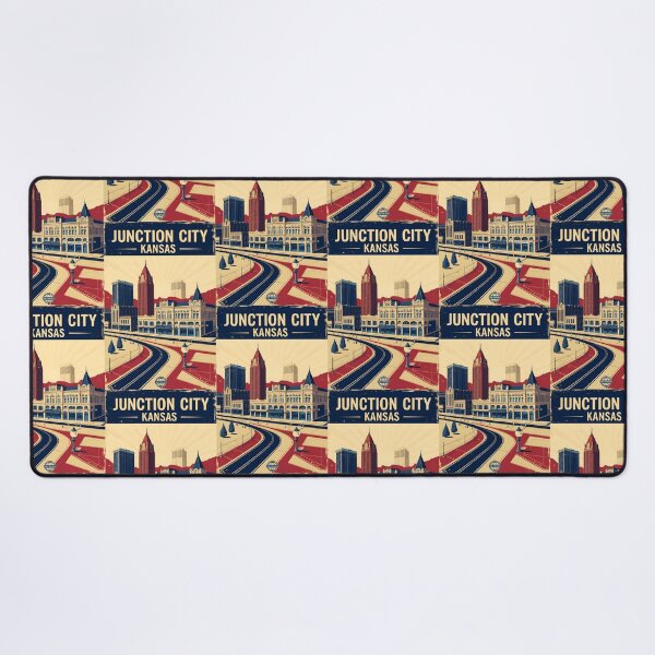 Item preview, Junction City Kansas 1950s USA Vintage Travel Tourism designed and sold by TravelersGems.