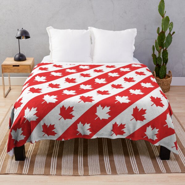 Item preview, Canada Day Maple Leaf Red White Patriotic Pattern designed and sold by DaVinciFeather.